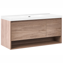 Vanity Unit with Basin 120 x 50 cm Light Brown UMAYO