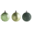 Beliani Set of 60 Baubles TYIN Green 4