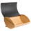 Beliani Bread Bin EPICURIEN Bamboo Black 6