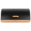 Beliani Bread Bin EPICURIEN Bamboo Black 7