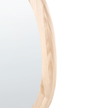 Wall Mirror MONTVALEN 59 cm 150 cm Paulownia Wood Light Brown