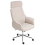 Beliani Office Chair PILOT Velvet Light Beige 1