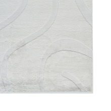 Rug SALVORI Off-White 160 x 160 cm