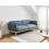 Beliani Sofa 3 Seater LJUNG Fabric Blue 2