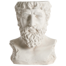 Plant Pot Bust FULMINE 35 cm White