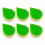 Fairy 6 Max Power Tear Drop Scrubber Washing Up Scourer Sponge Dual Sided 1