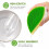 Fairy 6 Max Power Tear Drop Scrubber Washing Up Scourer Sponge Dual Sided 5