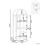 Beliani Glass Display Cabinet MONTREAL 78 cm Light Brown 3