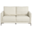 Beliani Sofa 2 Seater CILENS Fabric Light Beige 1