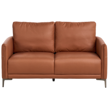Sofa 2 Seater CILENS Fabric Golden Brown