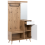 Beliani Hallway Set DORVAL Light Brown 4