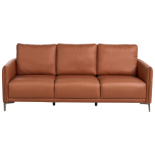 Sofa 3 Seater CILENS Fabric Golden Brown