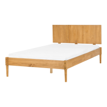 Bed Pine Wood AMBAZAC 120 x 200 cm (EU Small Double) Light Brown