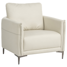 Armchair CILENS Fabric Light Beige