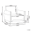 Beliani Armchair CILENS Fabric Light Beige 3