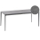 Beliani Conference Table SOVARETO 90 cm 180 cm Dark Grey 1