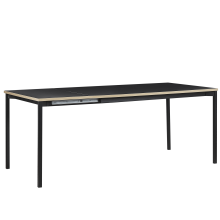 Extending Conference Table AVIS 90 cm 140/190 cm Black
