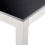 Beliani Conference Table GROSSETO 90 cm 180 cm Granite Black 5