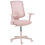 Beliani Office Chair SERO Fabric Pink 1