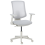 Beliani Office Chair SERO Fabric Light Grey 1