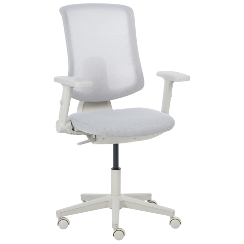 Beliani Office Chair SERO Fabric Light Grey
