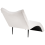Beliani Chaise Longue QUILLY Corduroy Off-White 6