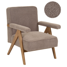 Armchair EVJE Boucle Taupe