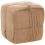 Beliani Pouffe TURLEY Velvet Taupe 1