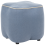 Beliani Pouffe JUNO Fabric Light Blue 1