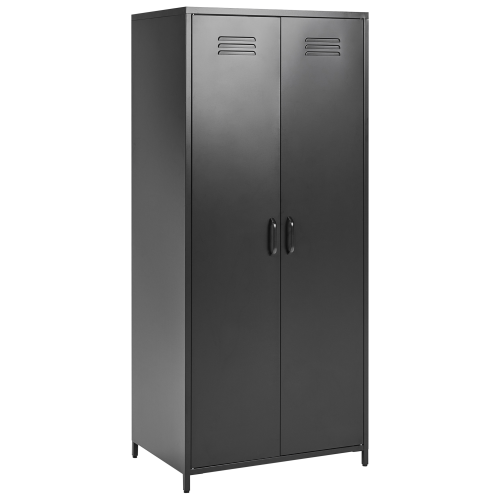 Beliani Storage Unit VARNA Metal Black