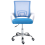 Beliani Office Chair SOLID Blue 5