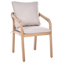 Garden Chair SUMBA Acacia Wood Light Brown