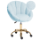 Beliani Desk Chair ANNABELLE Boucle Light Blue 1