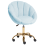 Beliani Desk Chair ANNABELLE Boucle Light Blue 4
