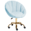 Beliani Desk Chair ANNABELLE Boucle Light Blue 5