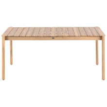 Garden Dining Table MANADO 180 cm 100 cm Acacia Wood Light Brown