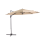 Beliani Cantilever Parasol 294 cm SAVONA Beige 1