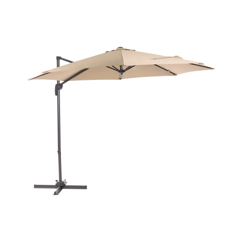 Beliani Cantilever Parasol 294 cm SAVONA Beige