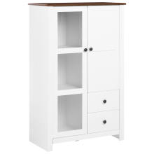 Display Cabinet PIMBA 80 cm White