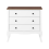 Beliani 3 Drawer Chest NUNDLE White 3
