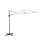 Beliani Cantilever Parasol 294 cm SAVONA Off-White 1