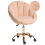 Beliani Desk Chair ANNABELLE Boucle Peach Pink 1
