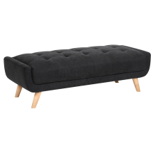 Ottoman HABO Fabric Black