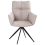 Beliani Dining Chair Swivel CORBIE Fabric Beige 4