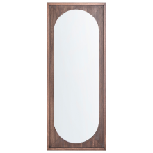 Wall Mirror LUNAS 80 cm 200 cm Paulownia Wood Brown