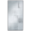 Beliani Wall Mirror CALMONT 60 cm 120 cm Glass Black 1