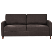 Sofa 3 Seater MARE Fabric Dark Brown