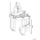 Beliani Kids Vanity Table with Chair LENAH Pink 3