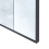 Beliani Wall Mirror CALMONT 60 cm 120 cm Glass Black 5