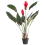Beliani Artificial Plant PURPURATA 130 cm Red 1